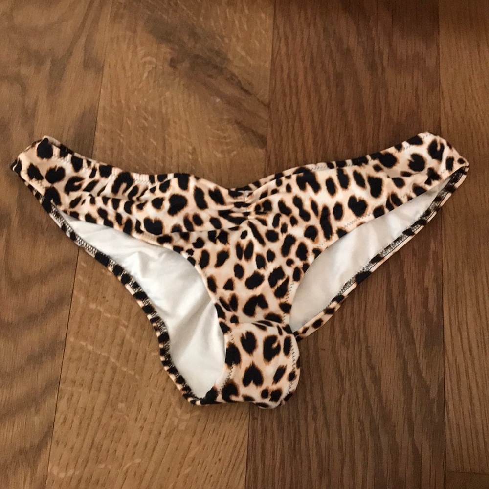 Cheetah print bikini bottoms